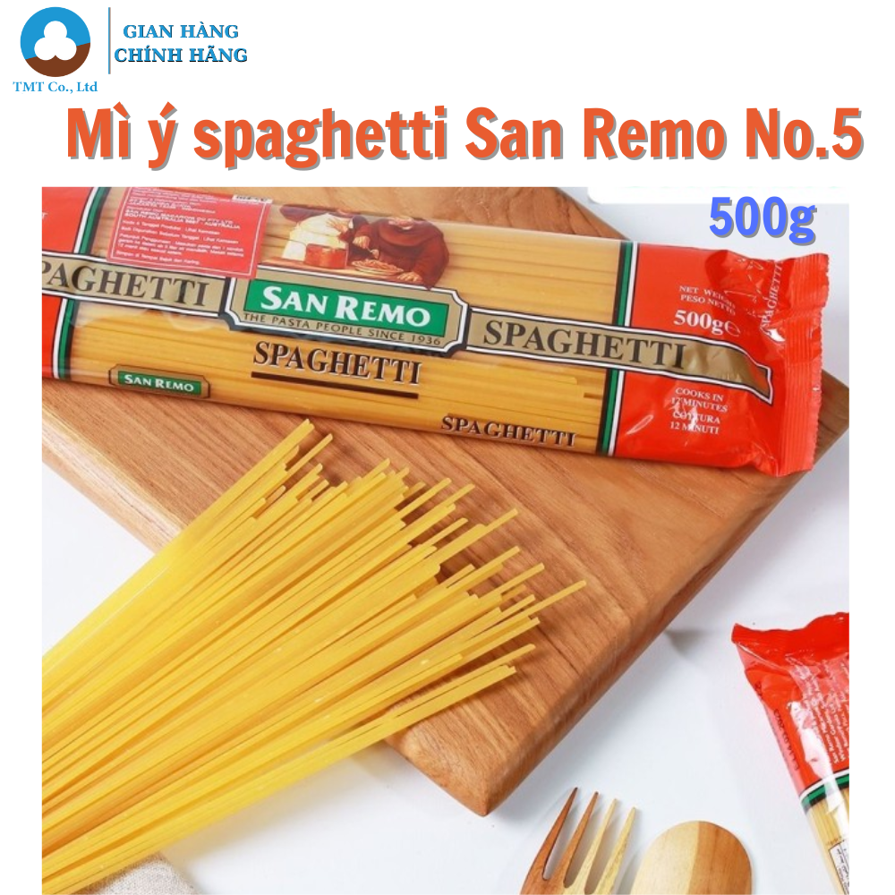 Mì ý spaghetti hiệu San Remo No.5 500g
