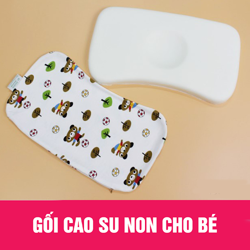 GỐI CAO SU NON SIZE LỚN CHO BÉ TRÊN 3 TUỔI (kích thước 25x45x3)