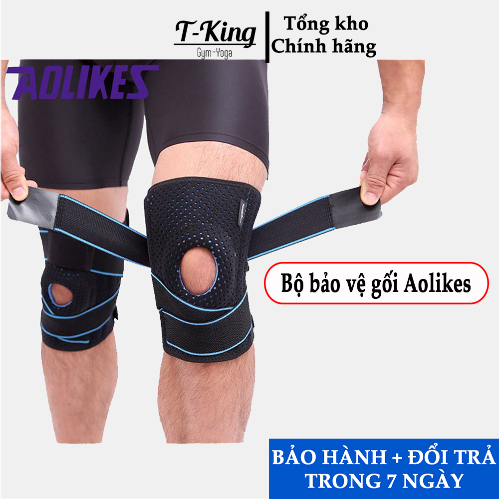 Bảo vệ gối thể thao, hạn chế chấn thương, Hỗ trợ hồi phục sau chấn thương Aolikes  A-7908 - cực bền