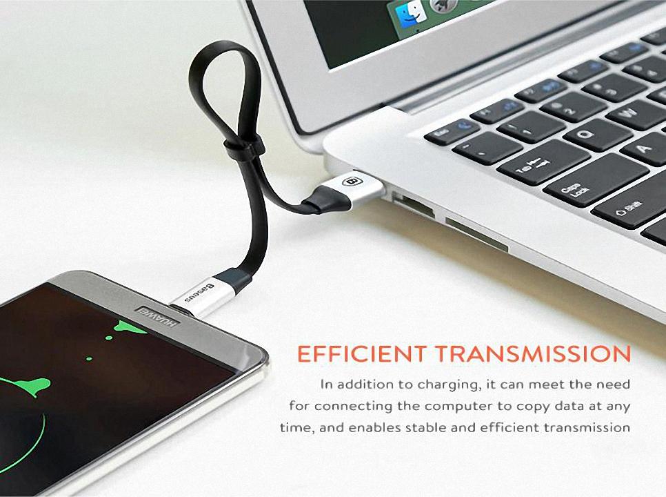 Cáp sạc nhanh đa năng Lightning và Micro USB 2.0A Max cho iPhone iPad Samsung Huawei Xiaomi dài 23cm