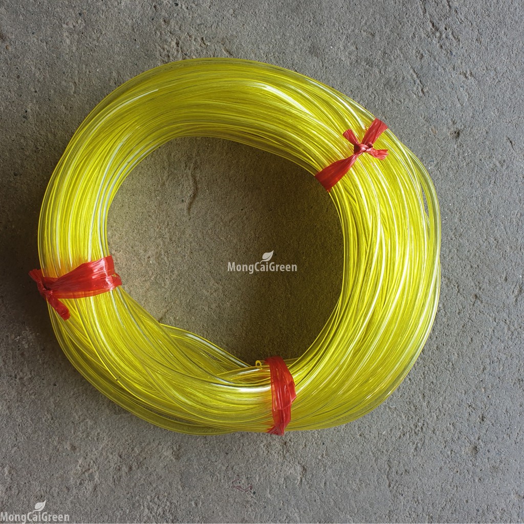 1 mét Dây dẫn xăng, ti ô xăng màu đen - vàng dùng cho máy cắt cỏ, cưa xích, động cơ nhỏ