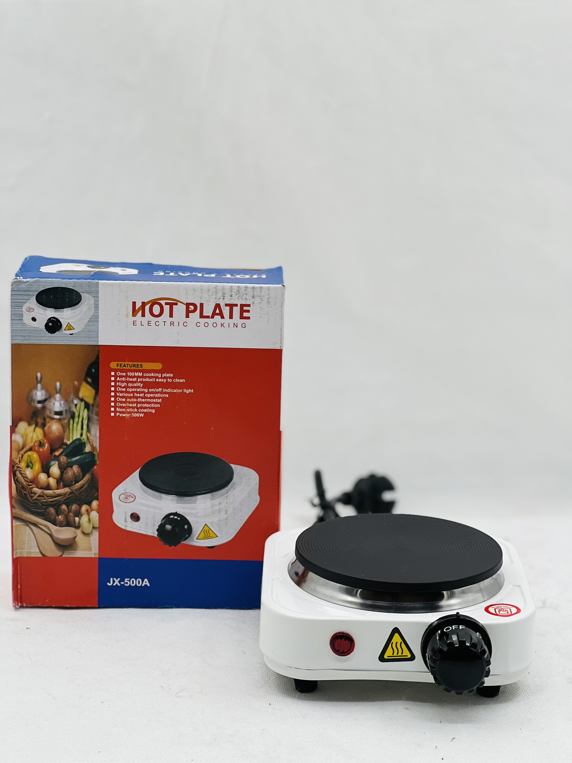 Bếp điện mini gia dụng 500w jx-500a hot plate làm nóng cafe, nấu đa năng