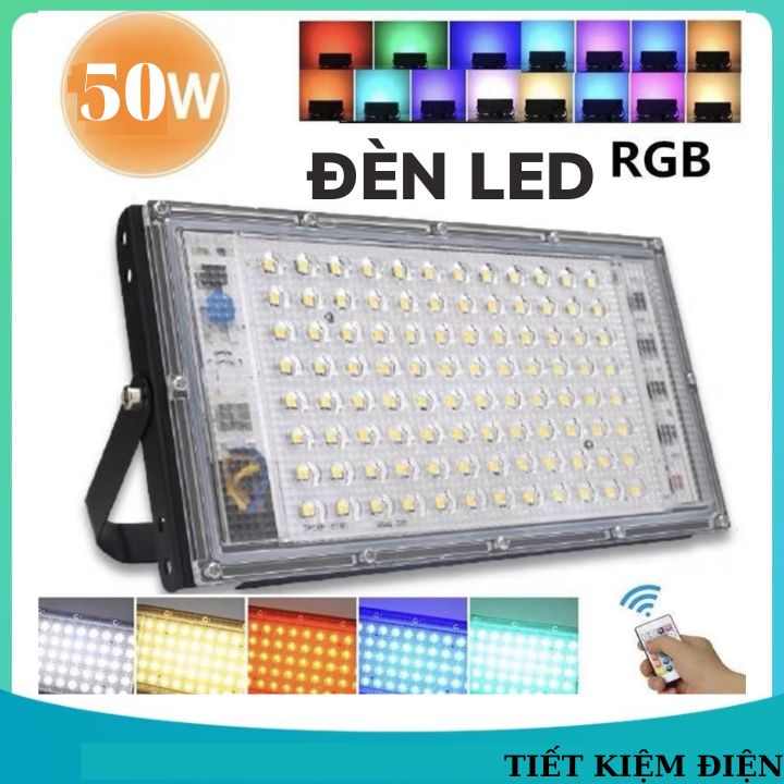 Đèn Led Pha 50W ngoài trời tiết kiệm điện 220V SmartLife.89