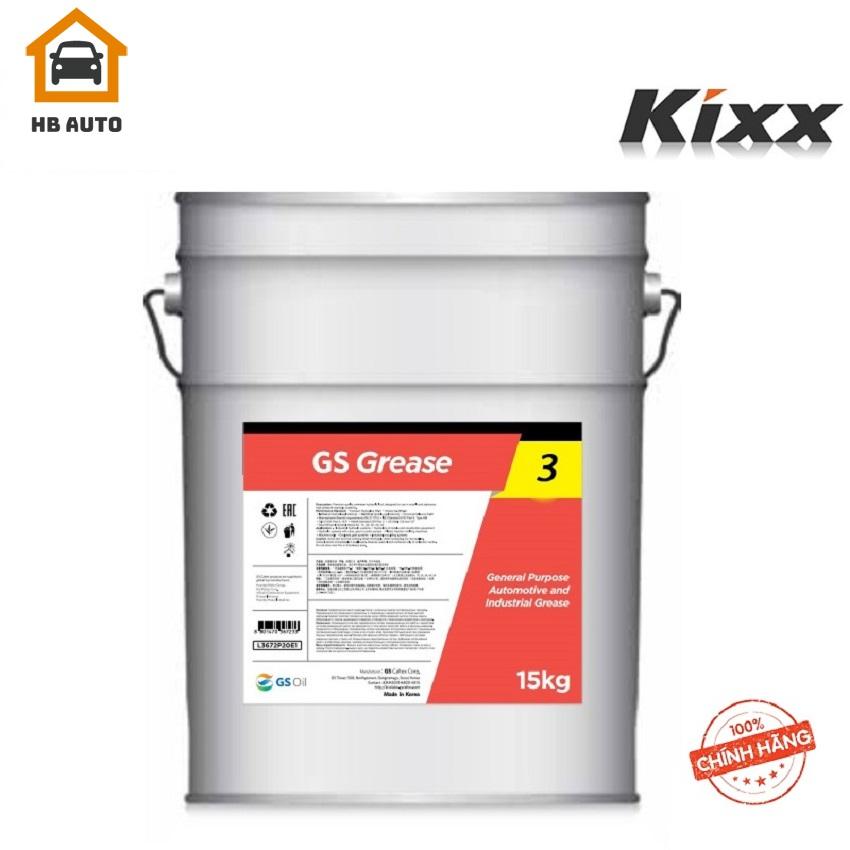 [FreeshipMAX] [HCM]Mỡ Đa Dụng Cho Ô Tô và Các Nghành Công Nghiệp Kixx Grease NLGI 3 gốc Lithium – 15kg