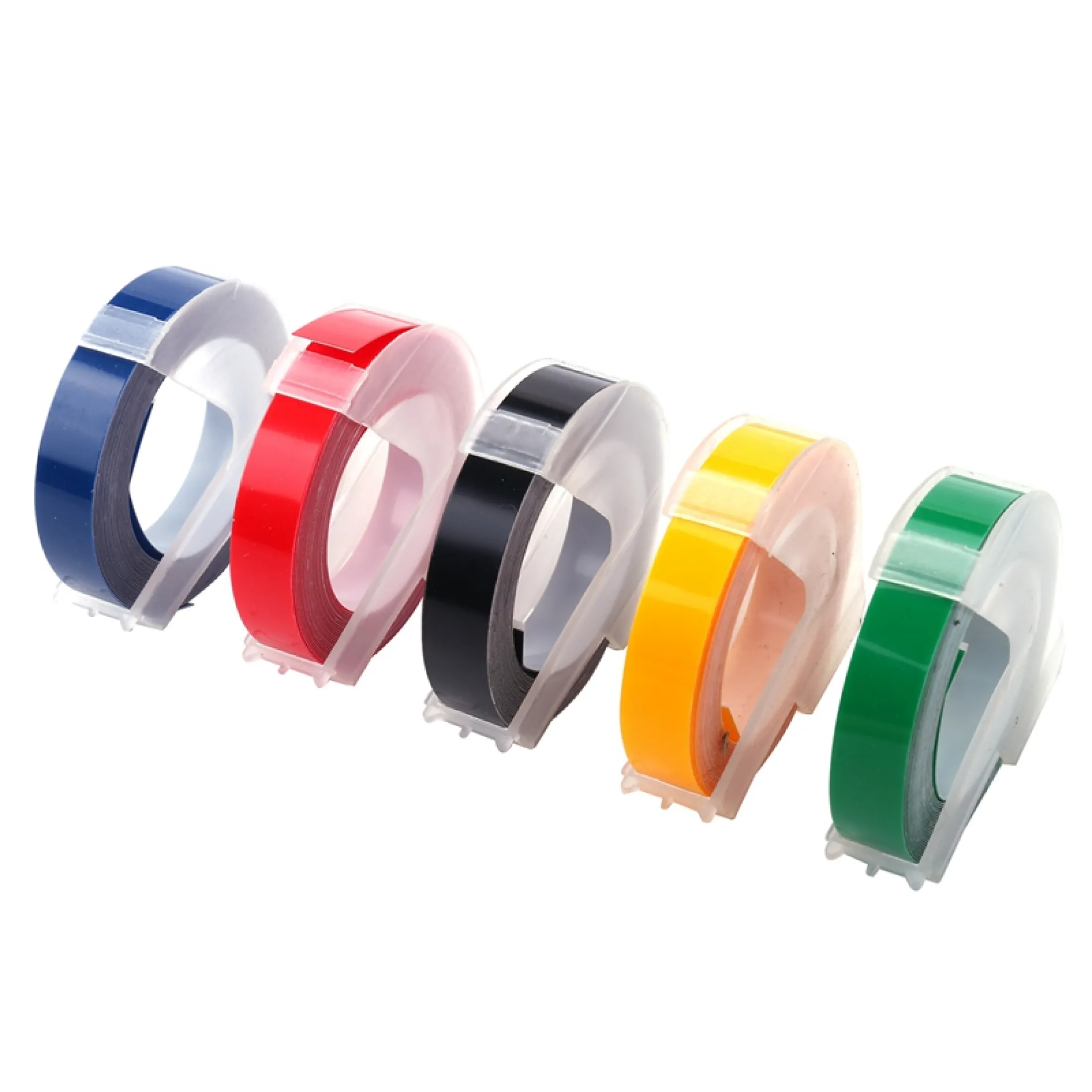 5pcs 9mmx 3m Dymo 3d Plastic Mixed Color Embossed Tape For Embossed Labels Dymo 1011 1610 1595 15447 12965 Lazada Indonesia