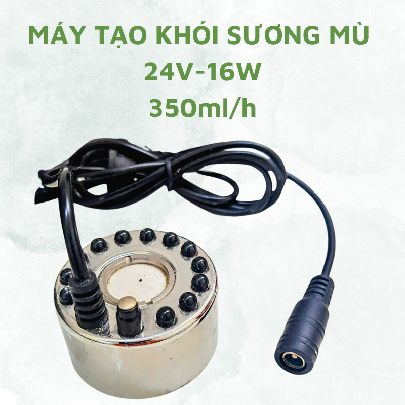 Máy tạo khói sương mù + 12 LED đổi mầu ko bao gồm nguồn