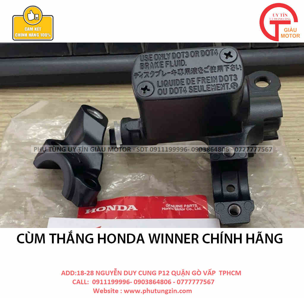 Cùm dầu tay thắng phải honda winner chính hãng