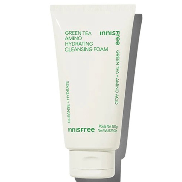[Mẫu Mới] Sữa Rửa Mặt Trà Xanh Innisfree Green Tea Amino Hydrating Cleansing Foam 150ml