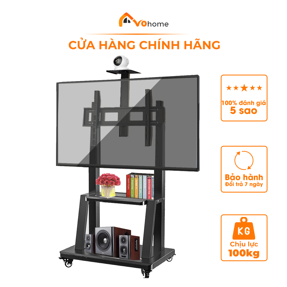 KỆ TREO TIVI, GIÁ TREO TIVI CÓ BÁNH XE THƯƠNG HIỆU CHÍNH HÃNG AVOHOME