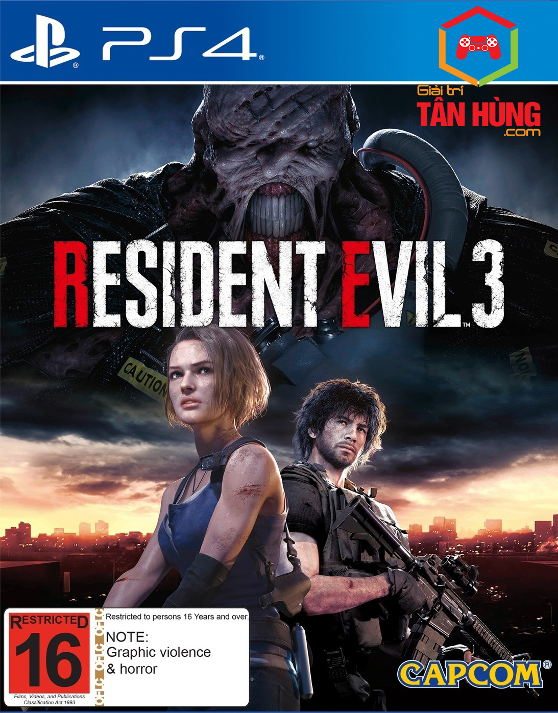 Đĩa Game Ps4 Resident Evil 3 Remake Asia