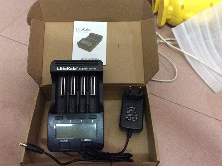 Liitokala Bộ sạc pin Đa năng cao cấp Liitokala lii-500 cho pin 18650,AA,AAA, có tes dung lượng,nội trở,làm sạc dự phòng