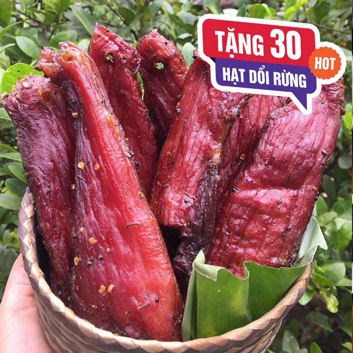 Lợn gác bếp Tây Bắc , thịt lợn sấy Tây Bắc 100% thịt lợn chuẩn vị miền núi an toàn VSTP