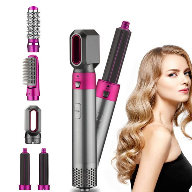 Máy uốn tóc xoăn tự động, Máy uốn tóc xoăn lọn cao cấp, Máy tạo kiểu tóc, lược điện làm tóc đa năng 5in1 kiêm máy sấy tóc tự động, uốn xoăn, làm phồng cao cấp hàn quốc – Hàng Chính Hãng