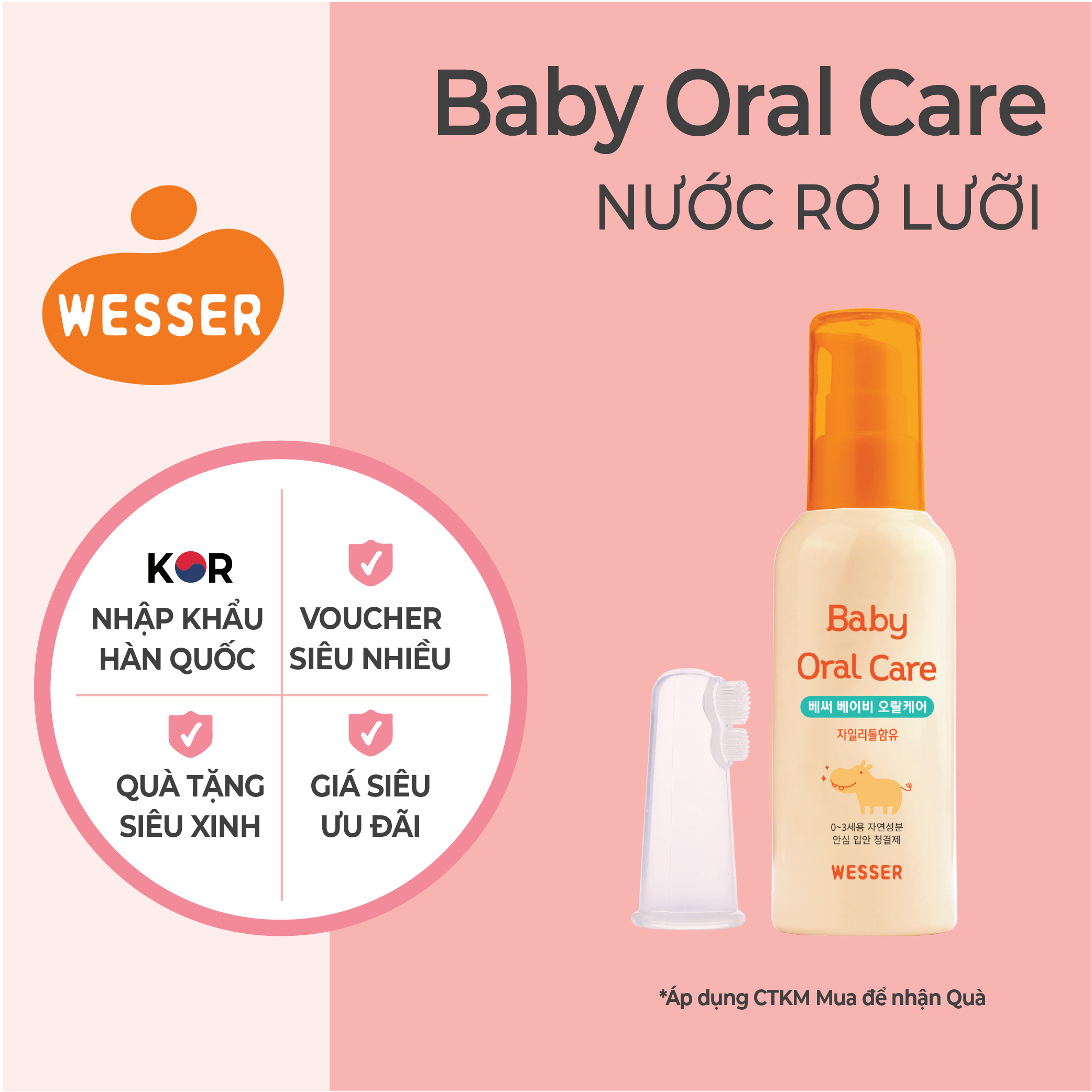 Nước rơ lưỡi Wesser