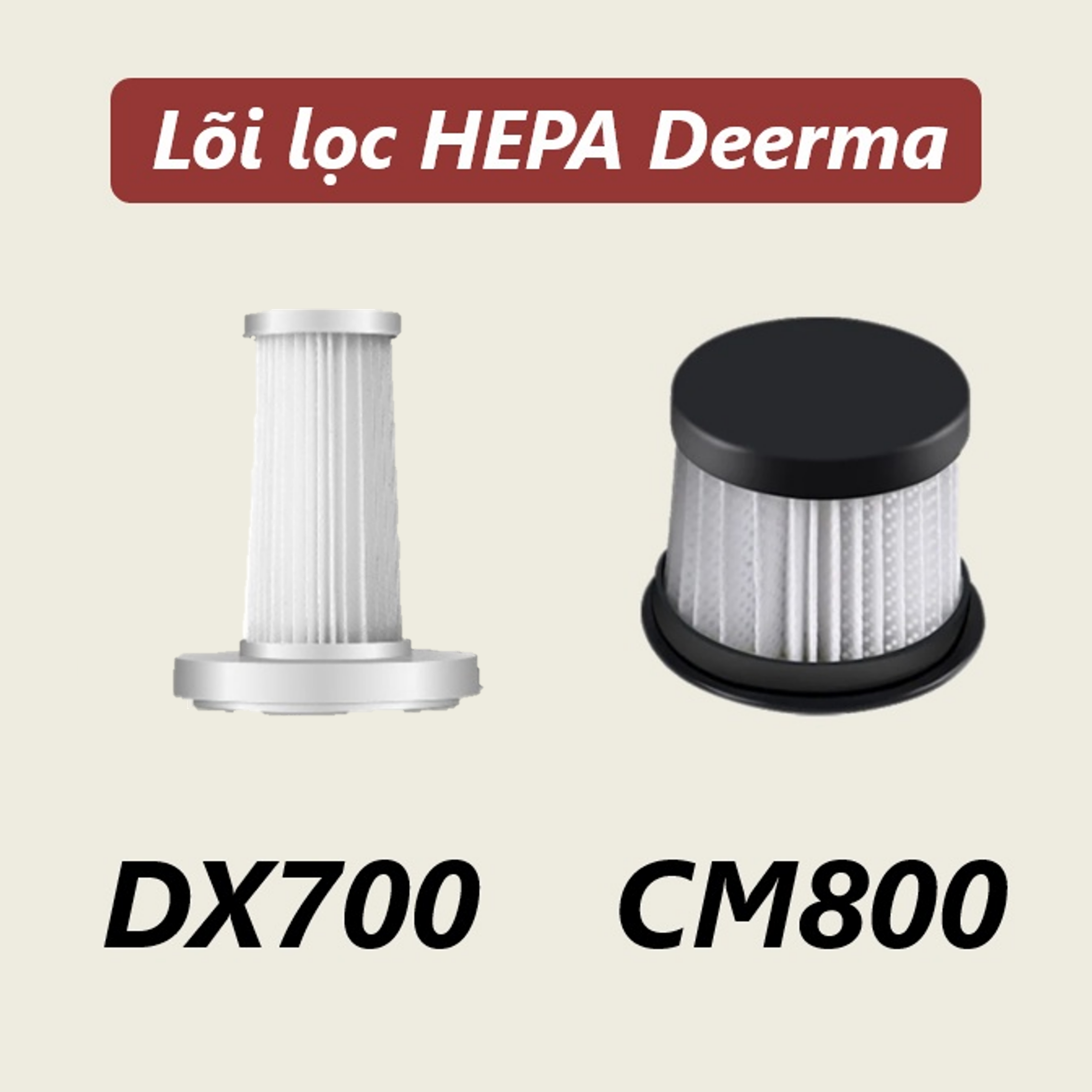 Lõi lọc máy hút bụi cầm tay deerma dx700 - lõi lọc hepa cho máy hút bụi deerma cm800