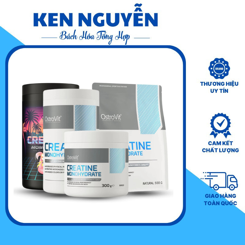  OstroVit Creatine Monohydrate bột tăng sức mạnh tăng cơ cho người tập luyện 