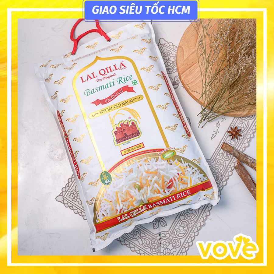 Gạo Ấn Độ LAL QUILLA Basmati Rice 5kg