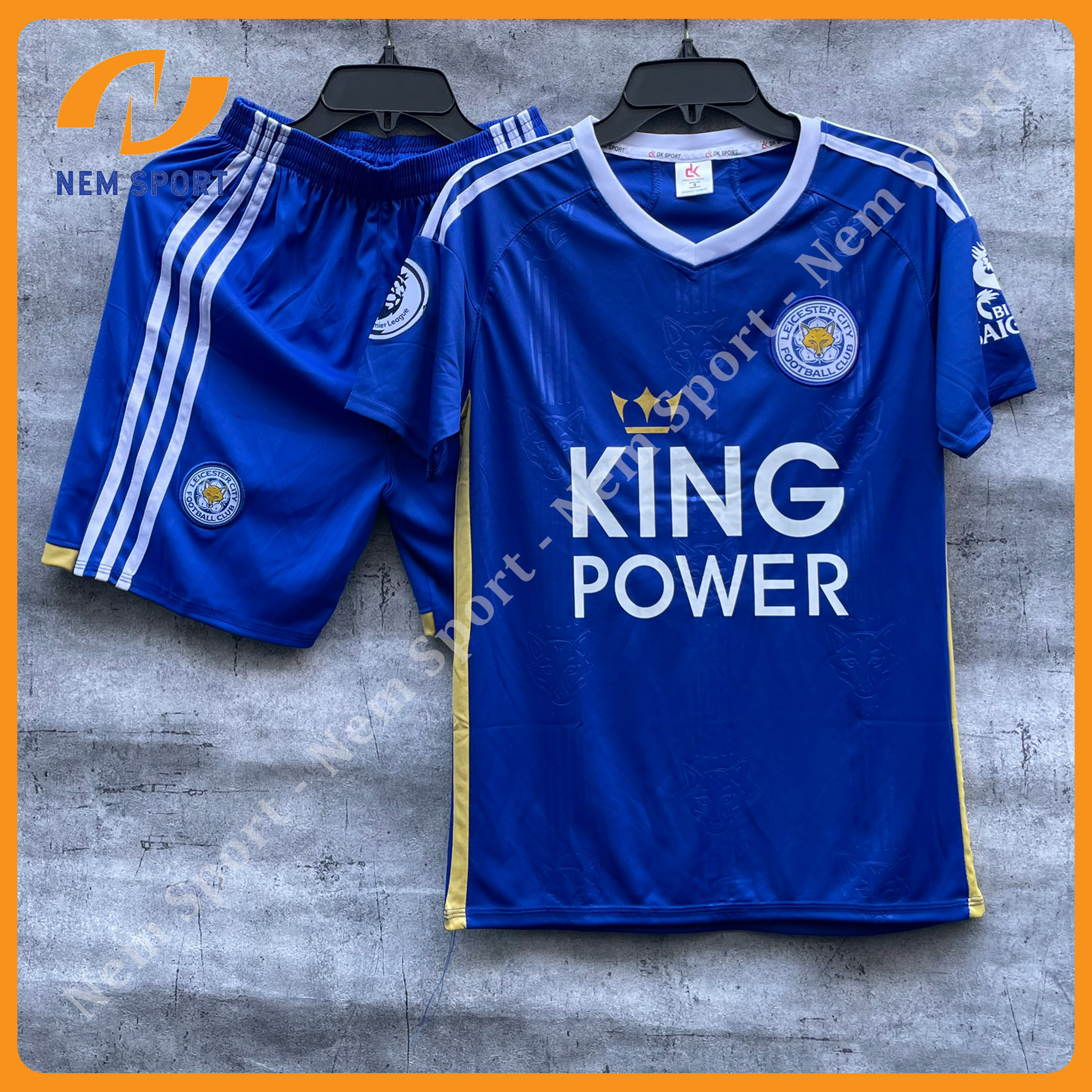 Áo đá bóng leicester city màu xanh bích sân nhà mùa giải 23/24