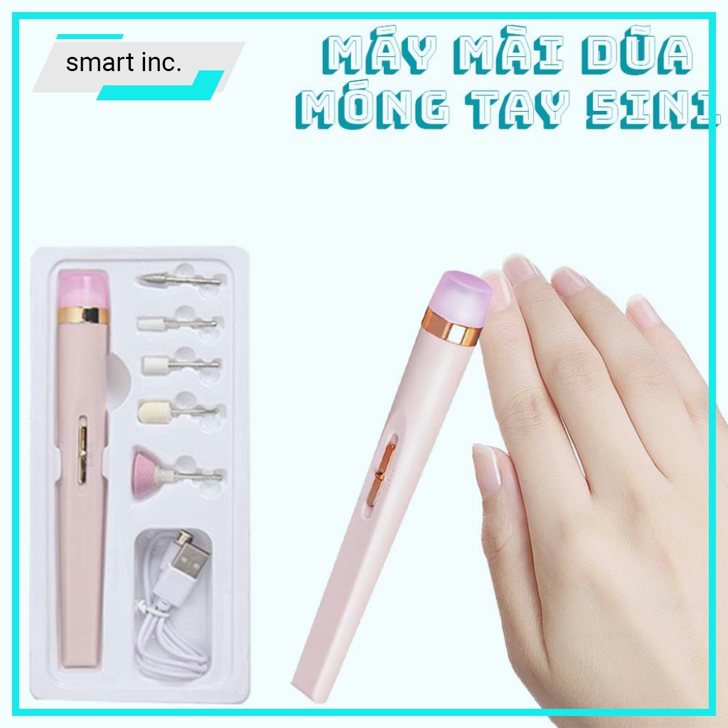 Máy mài móng tay cầm tay mini máy dũa nước sơn móng tay làm nail