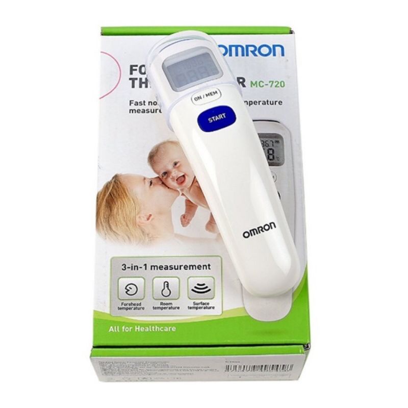 Nhiệt kế hồng ngoại đo trán omron mc-720