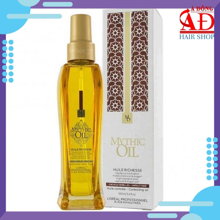 Tinh dầu L'oreal Mythic oil Nourishing Serum dưỡng bóng mượt tóc chính hãng 100ml (MO)