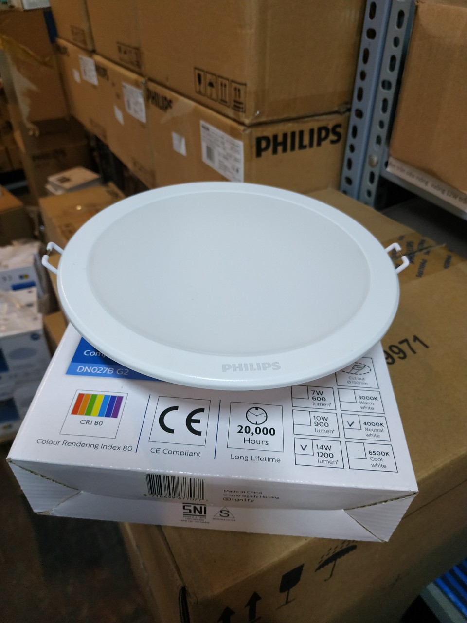 Đèn led âm trần dn027b led9 / 10w d125 philips
