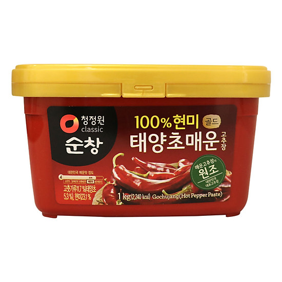 Tương ớt Deasang cay Sunchang hộp 1 kg