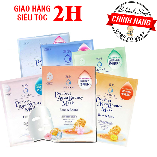 Mặt nạ dưỡng da đàn hồi và sáng mịn SENKA 25ml