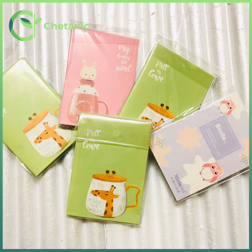 [MUA 2 TẶNG 1 TRANG SỨC] Giấy Thấm Dầu Hút Dầu, Mồ Hôi Da Mặt [ Gói 50 Tờ ] Tiện Lợi Tốt Cho Da Dầu, Da Mụn - Chetanic