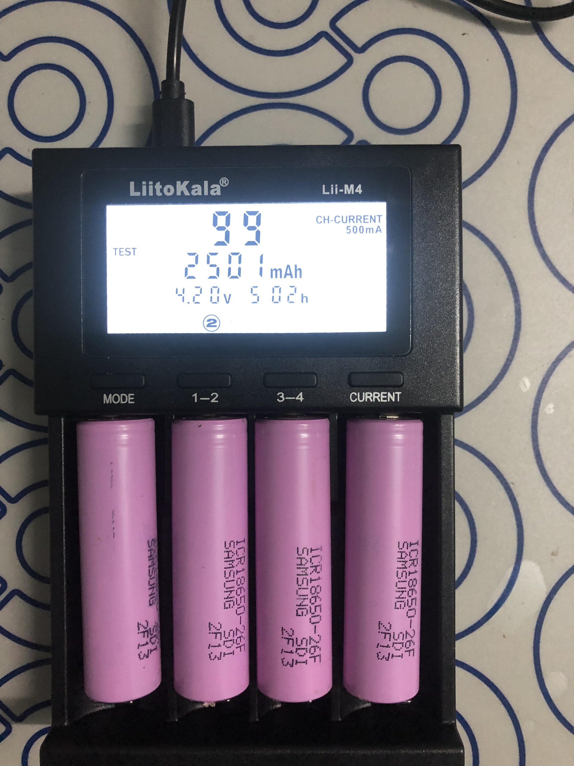 Pin icr18650 samsung 2600mah tháo máy