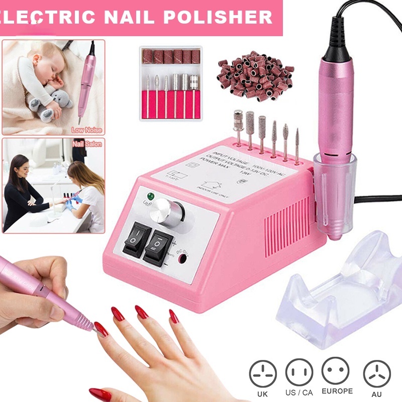 💅Máy mài móng tay, 2000 vòng/phút, đánh bóng dỡ móng nhanh, có thể điều chỉnh tốc độ máy mài móng tay