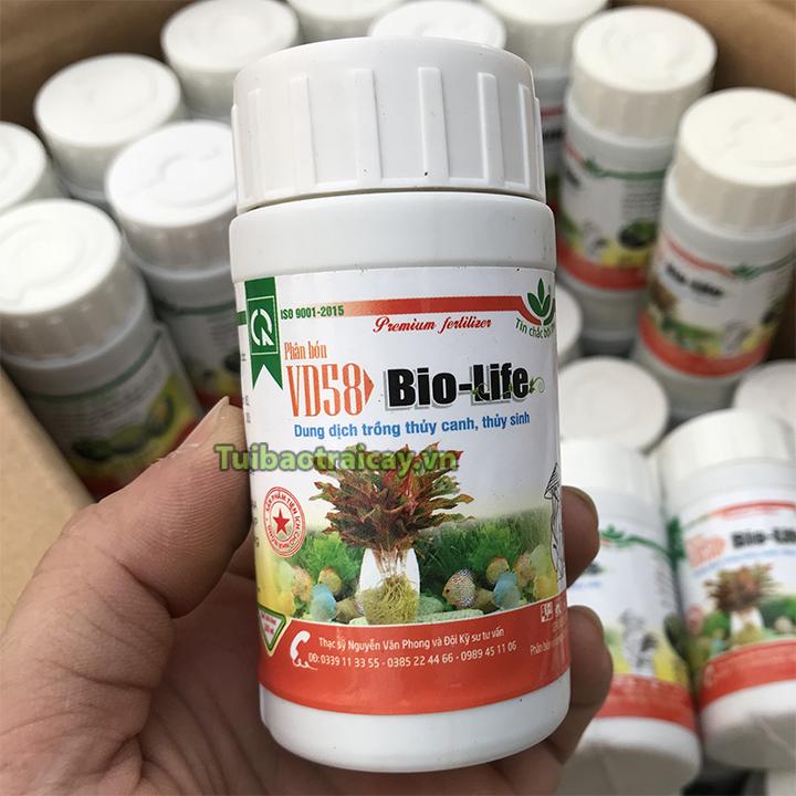 Dung dịch thủy canh Bio-Life cho cây trồng trong nước 100ml