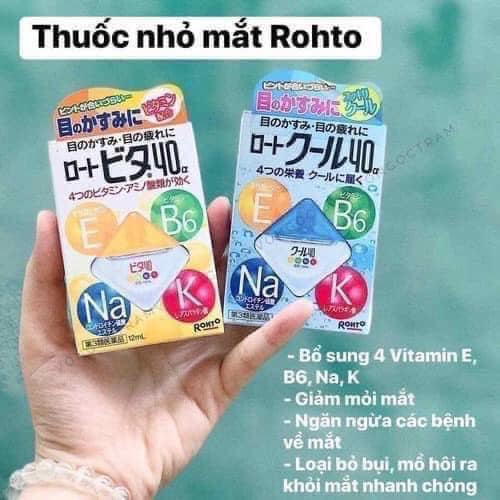 Nước nhỏ mắt rohto nội địa nhật bản