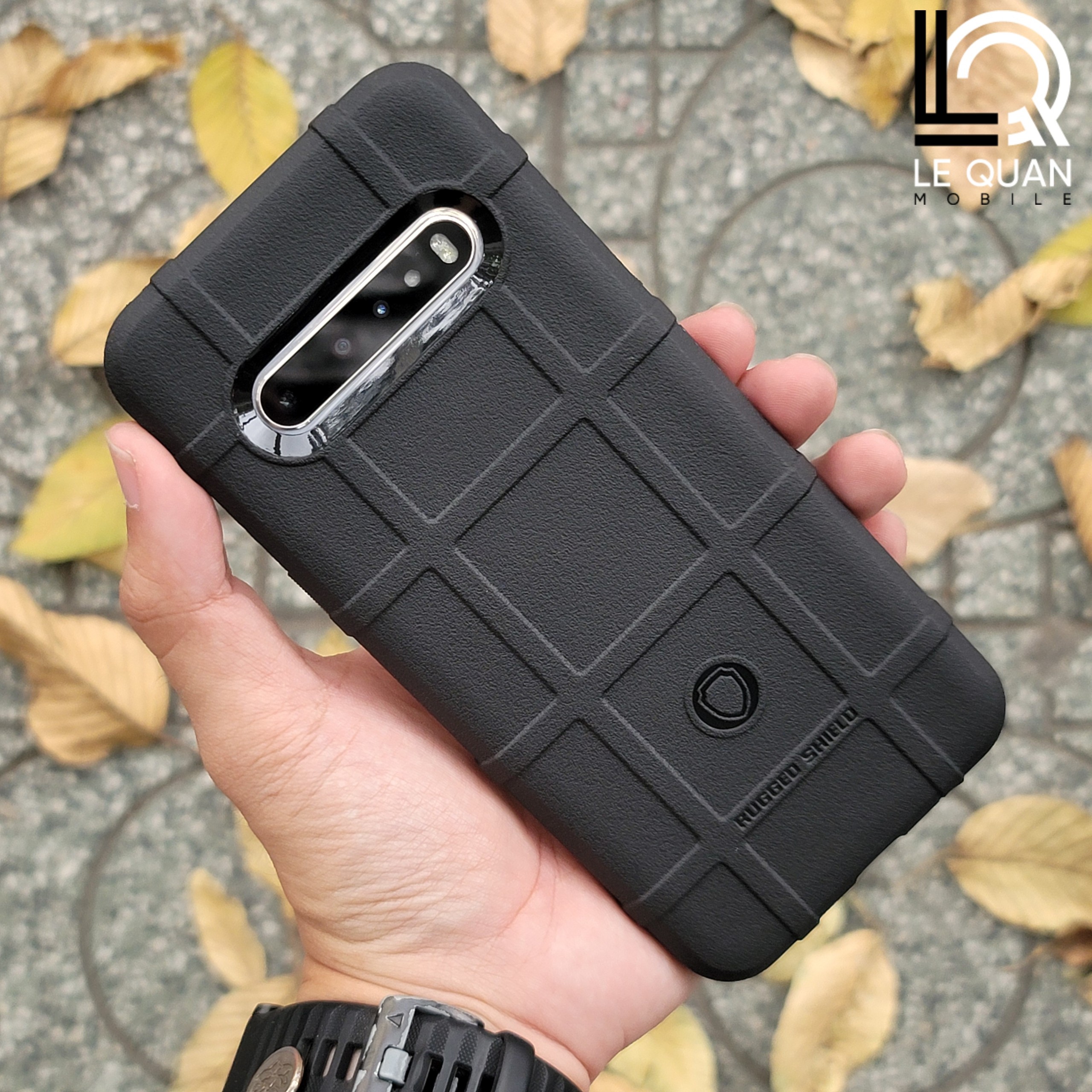 Ốp lưng chống sốc rugged shield cho lg v60 thinq 5g