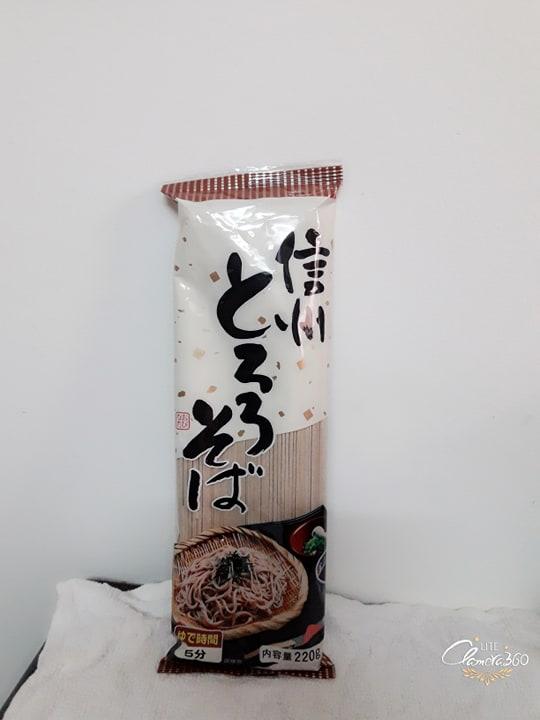 Fuji321 mì soba 220g ngon rẻ dễ dàng sử dụng, hàng xách tay nhật bản. Được dùng để chế biến món mì cùng tôm, thịt rau củ và nước sốt... 信州とろろそば 蕎麦 おびなた 220g ゆで時間5分