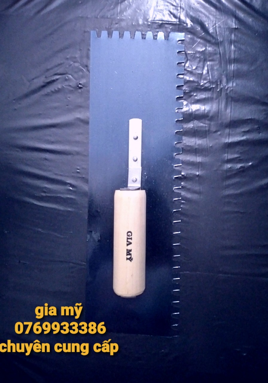 Bay thép bay ốp lát răng cưa cán gỗ 35,40,50, 60x11cm .gia mỹ