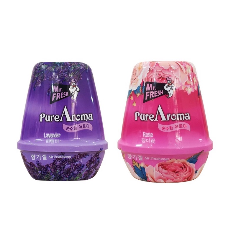 Combo 2 hộp sáp thơm phòng khử mùi PureAroma Mr.Fresh Korea 180g (mẫu mới) - Sáp thơm phòng - Sáp thơm phòng tắm - Sáp thơm phòng ngủ - Sáp thơm KL745