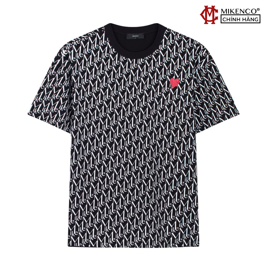 Áo phông nam mikenco monogram 2 tshirt