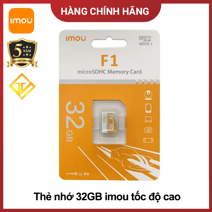 Thẻ Nhớ IMOU 32GB 64GB F1 Micro SD Tốc Độ Cao , Bảo hành 5 năm