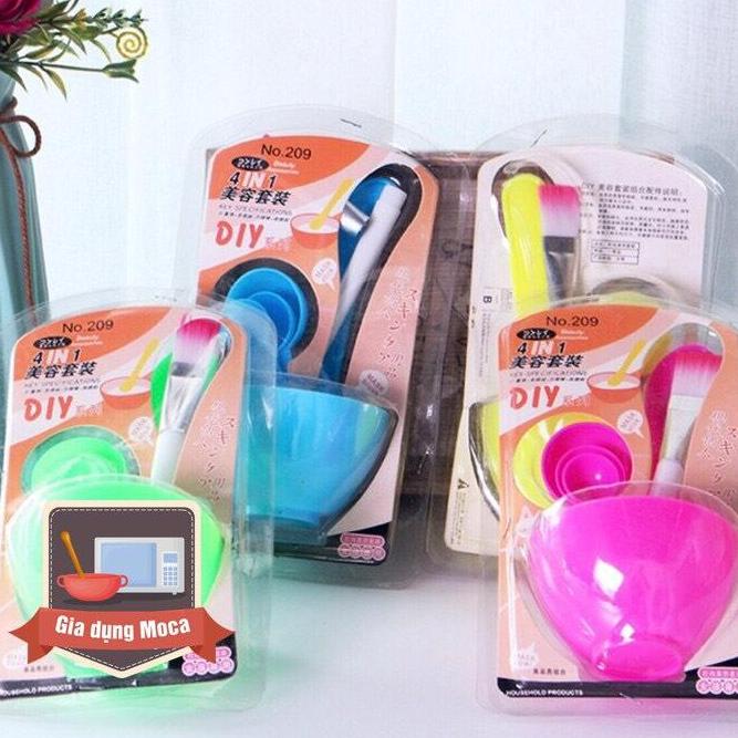 Bộ bát trộn đắp mặt nạ cao cấp