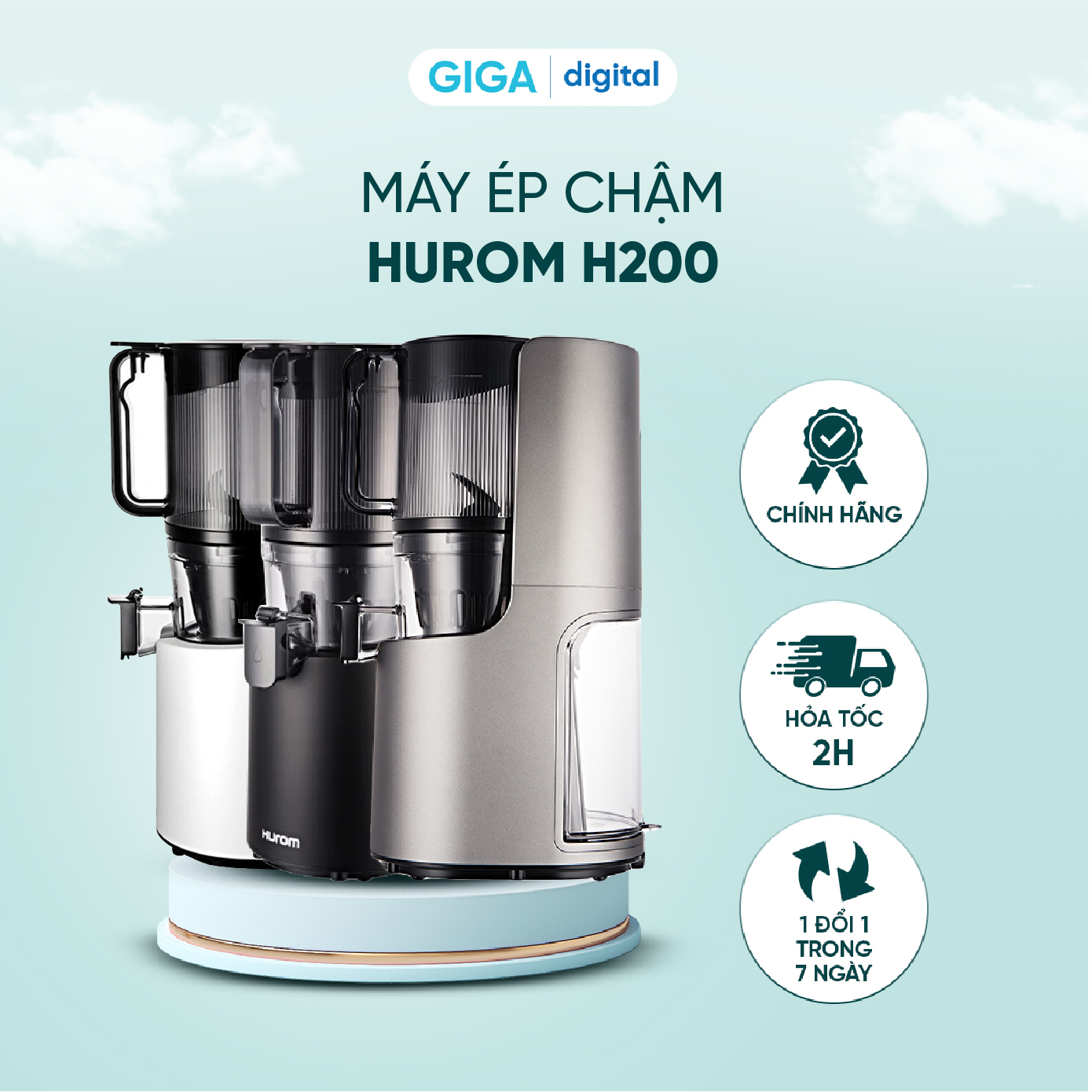 [HCM] Máy ép chậm Hurom H200 nội địa Hàn Quốc