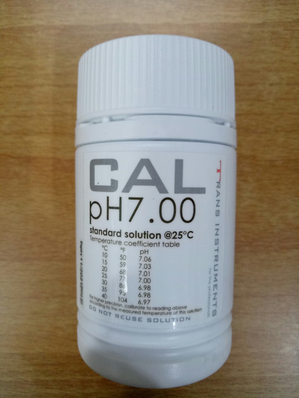 Dung dịch chuẩn pH 7.00 90ml Trans Instruments