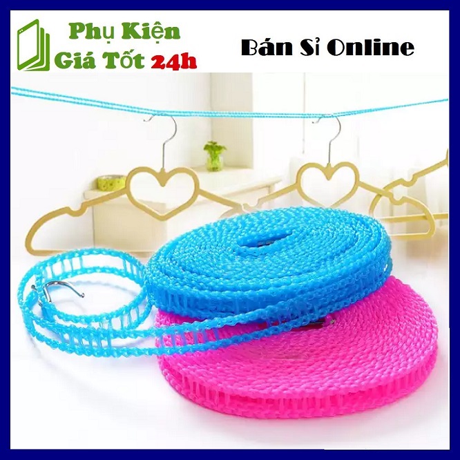 Dây Phơi Đồ Nhựa Di Động 5M ( ngẫu nhiên) - Dây Phơi Quần Áo Thông Minh 5m
