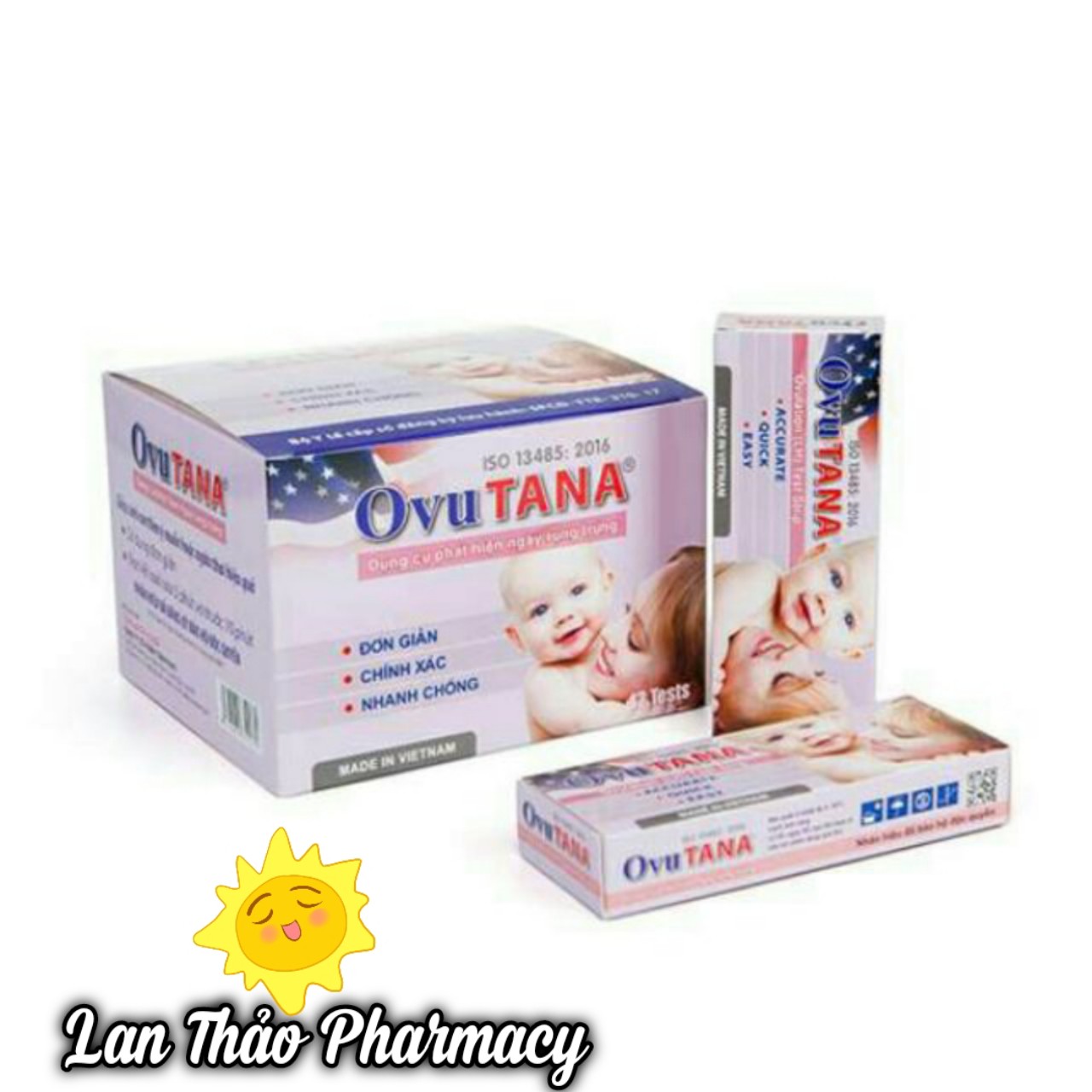 [hộp 12 cái] Que thử rụng trứng Ovutana cho kết quả nhanh chóng chính xác Giá  109,000 Đồng*Miễn phí vận chuyển