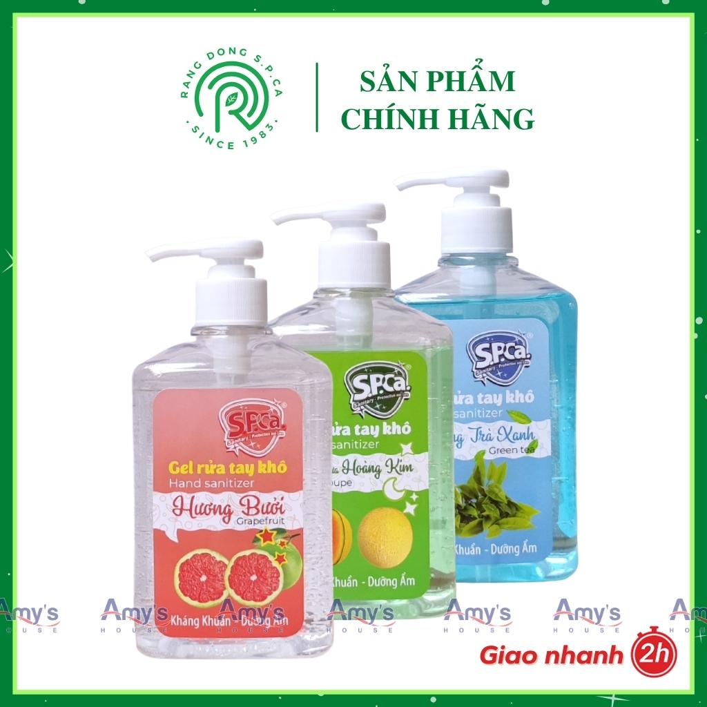 Gel rửa tay khô không cần nước spca 600ml - dưỡng ẩm bảo vệ da tay - chính hãng