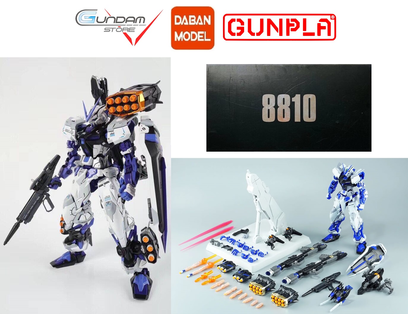 Mô Hình Gundam MG ASTRAY BLUE FRAME Daban 8810 SEED MB 1/100 Đồ Chơi Lắp Ráp Anime
