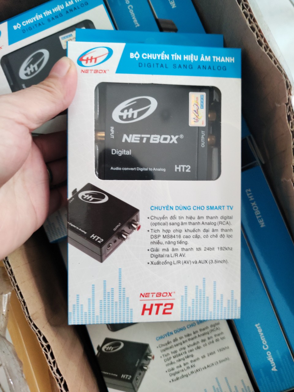 [HCM]BỘ CHUYỂN TÍN HIỆU ÂM THANH OPTICAL NETBOX HT2