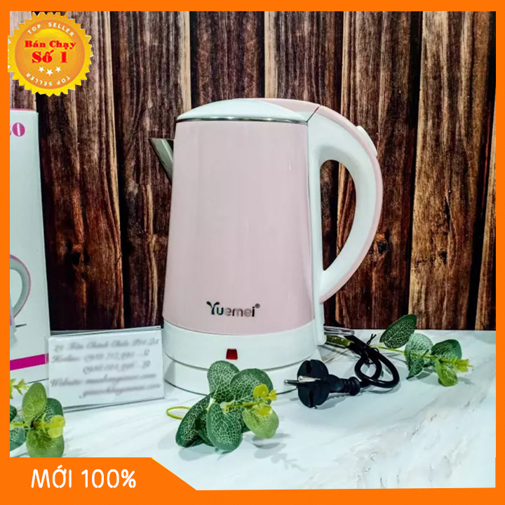 [Sôi Tự Ngắt] Bình Đun Nước Siêu Tốc Thái Lan Yuemei1.8L, Âm Đun Nước Thái Lan