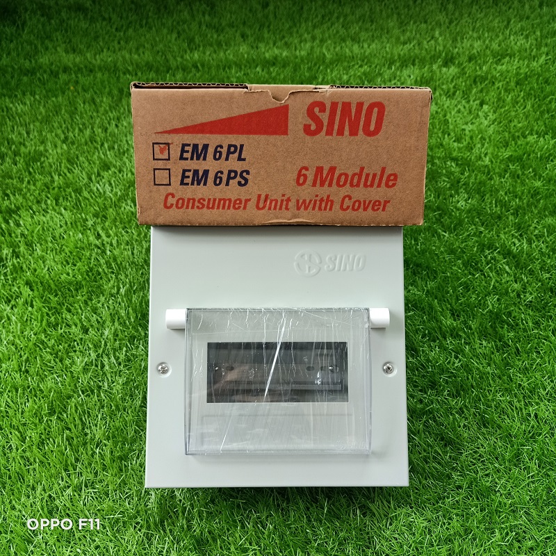 Tủ điện sino vỏ kim loại em6pl