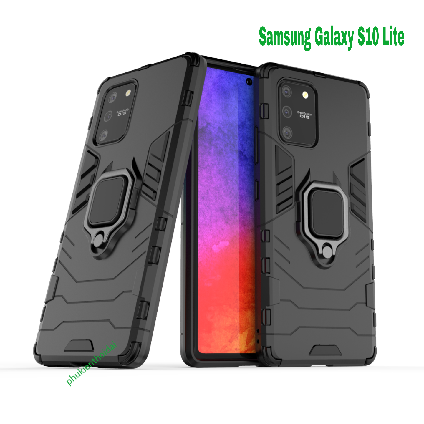 Ốp lưng Samsung Galaxy S10 Lite chống sốc Iron Man Iring siêu bền chống va đập mạnh